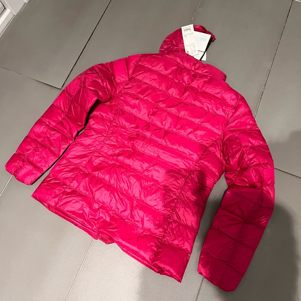Packable Lightweight Quilting Jacket, Plum - Picture 2 of 3